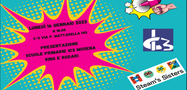 #lunedì 16 gennaio 2023 ore 18.00 assemblea di presentazione scuole primarie IC3 Modena King e Rodari c/o via Mattarella 145