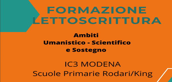 #Docenti scuole primarie IC3 Modena:formazione lettoscrittura ambito umanistico-scientifico-sostegno