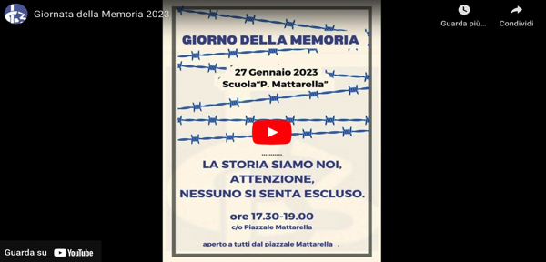 ✅#YouTube IC3 Modena:  GIORNO DELLA MEMORIA 27 gennaio 2023_La Storia siamo Noi. Attenzione, Nessuno si senta Escluso