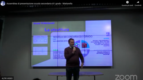 ✅#YouTube IC3 Modena:  Registrazione assemblea di presentazione scuola secondaria di I Mattarella IC3 Modena