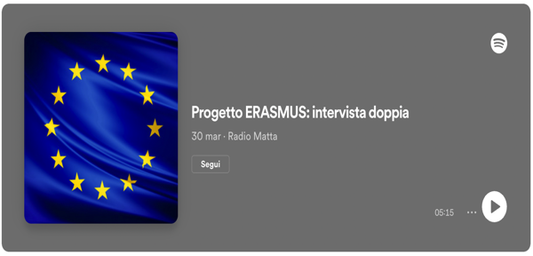 🎧🎤# RadioMatta On Air_ Progetto ERASMUS: intervista doppia 🇪🇺