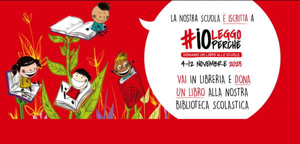 #IOLEGGOPERCHE’ Doniamo un libro alle scuole IC3 Modena! Dal 4 al 12 novembre 2023