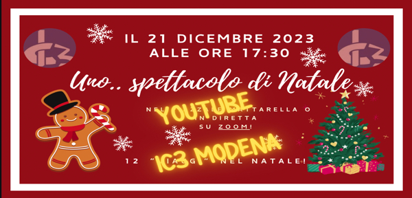 ✅#YouTube IC3 Modena:  Uno spettacolo...di Natale - 21 dicembre 2023