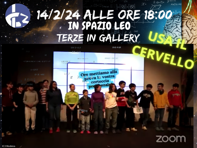 ✅#YouTube IC3 Modena: Le Terze in Gallery 2024: “Usa il cervello!”
